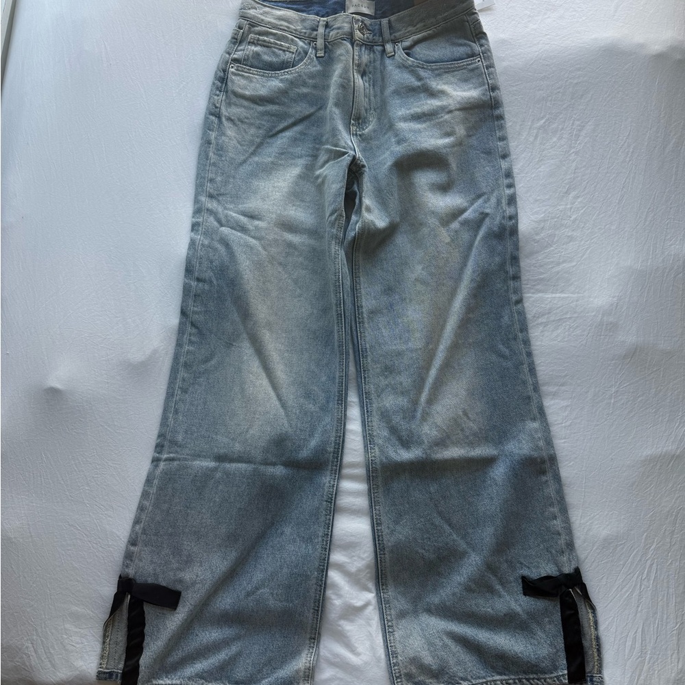 Pacsun Low Rise Jeans w Black Bows on sides